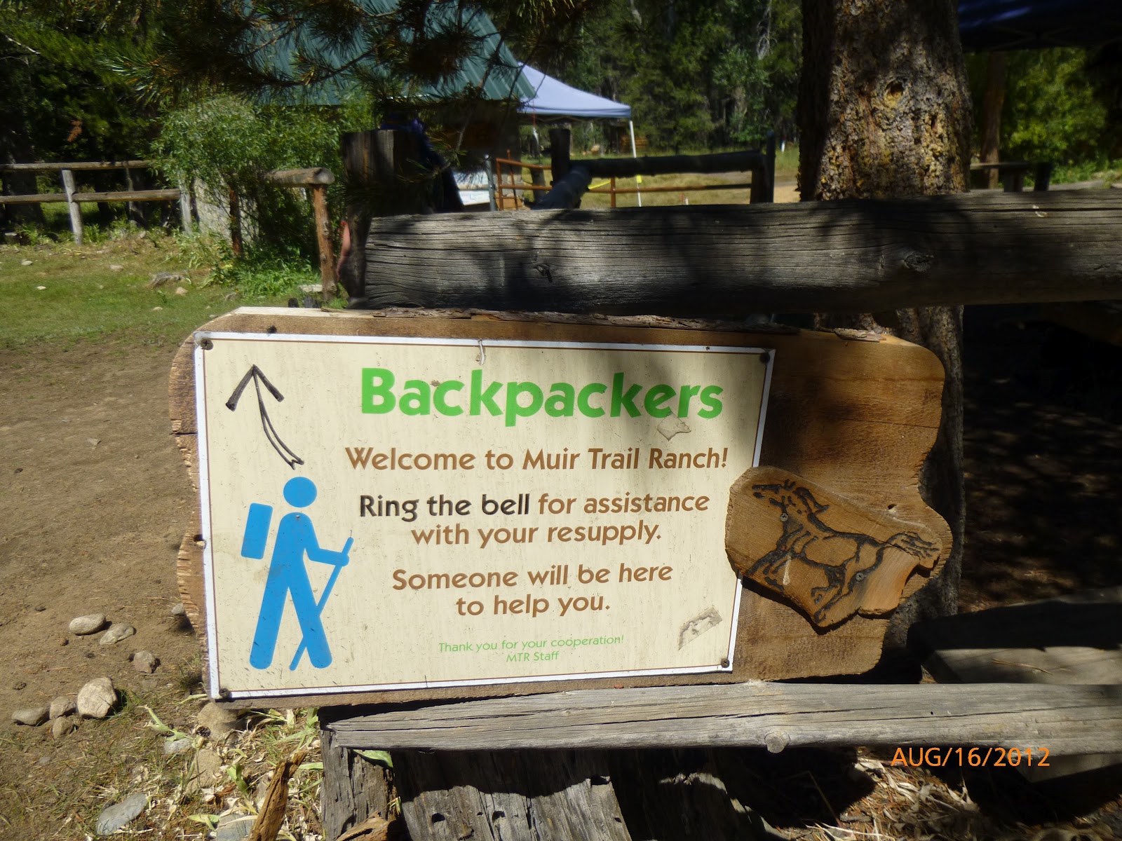 YogiHiker's JMT Blog: Day 9: Spa Day at Muir Trail Ranch