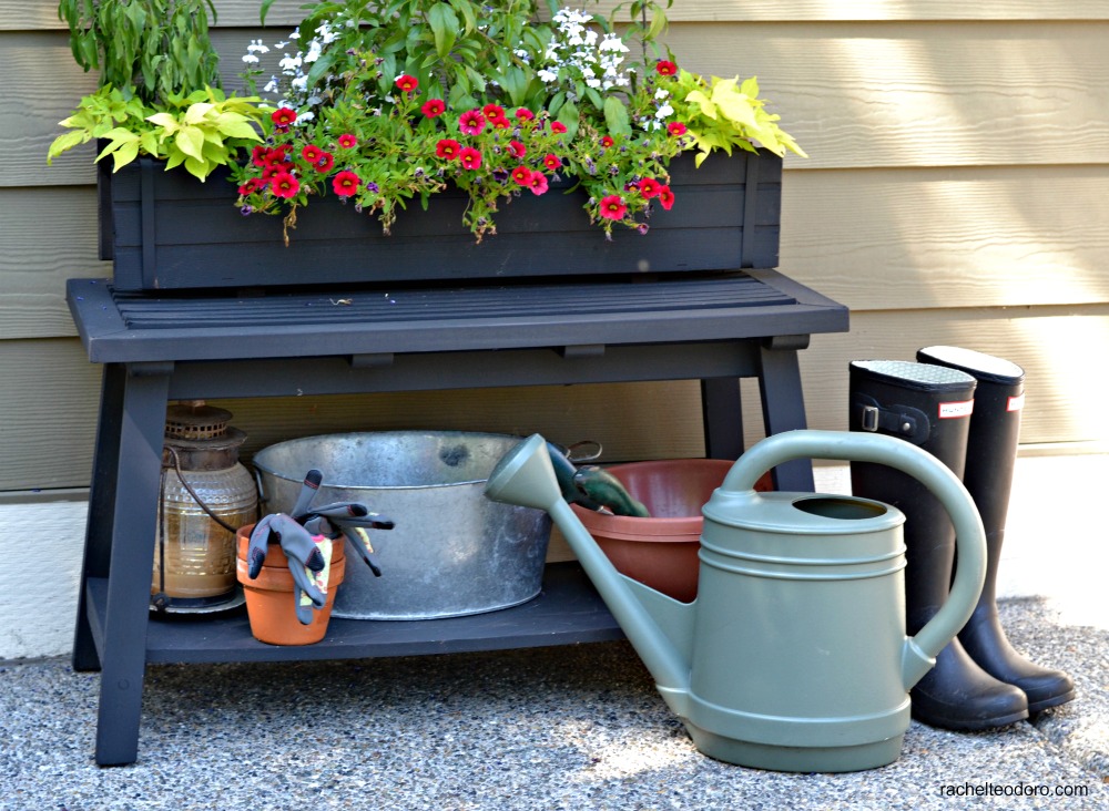 garage sale, paint sprayer, planting, gardening, outside, backyard, porch