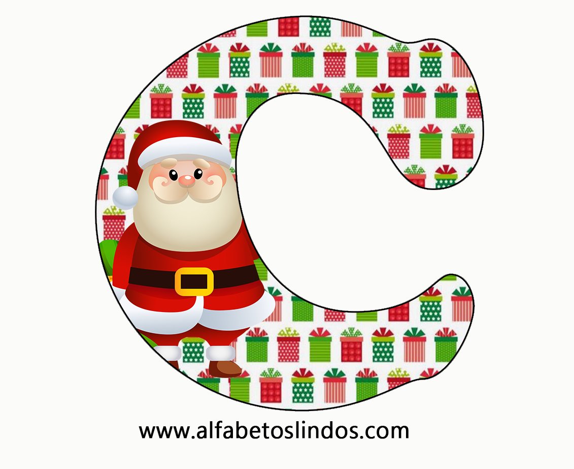 Alfabeto Personalizado Natal 1  Letras de natal, Natal, Alfabeto