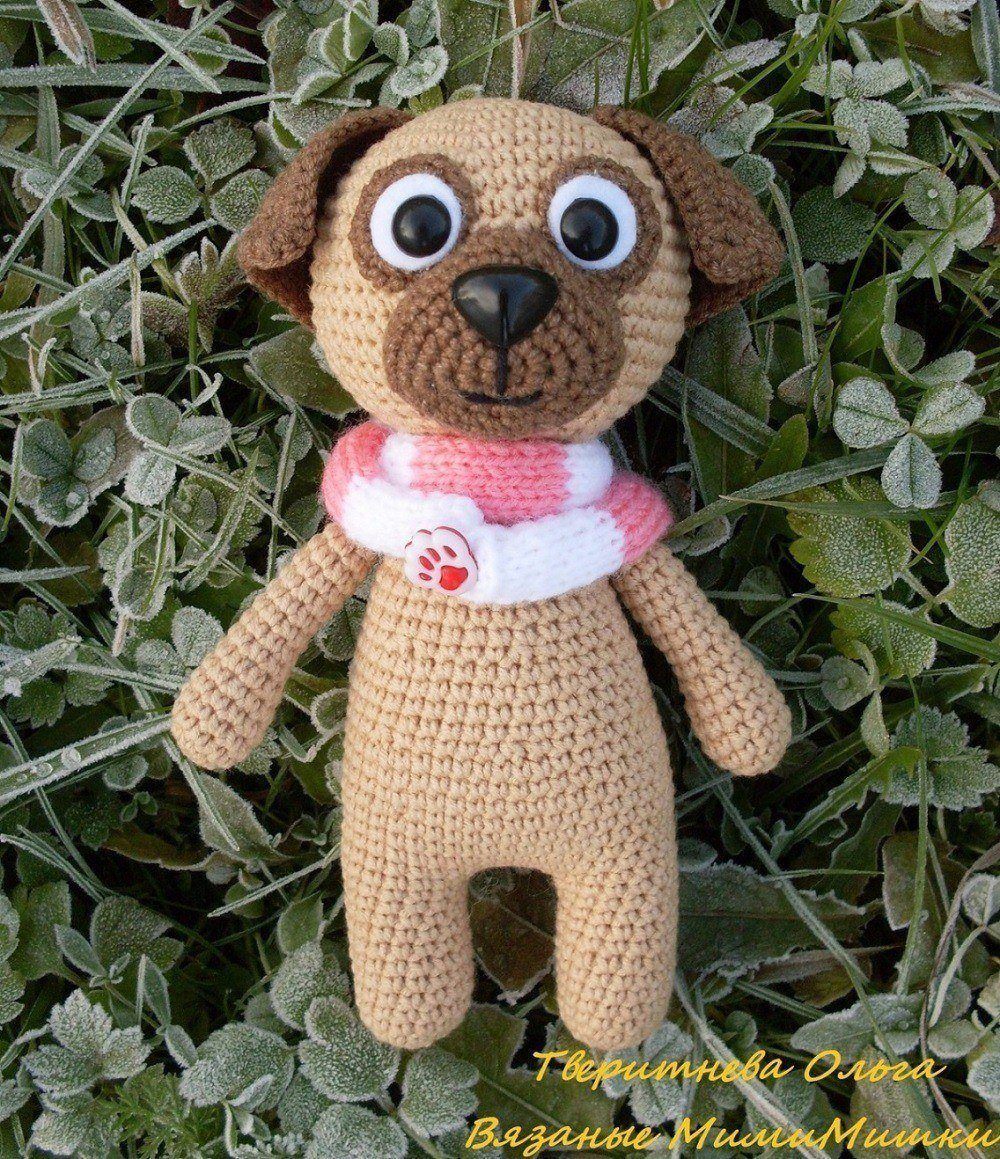 Crochet pug dog amigurumi Crochet pug dog amigurumi