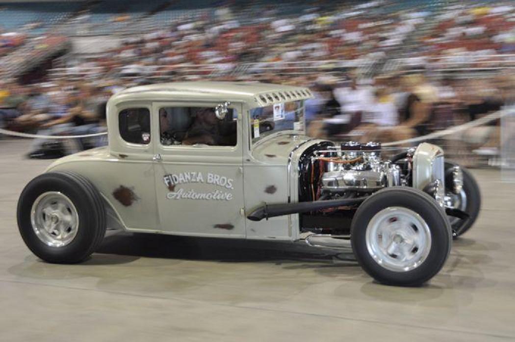 VAPHEAD Model A coupe double Z'd chassis nice example