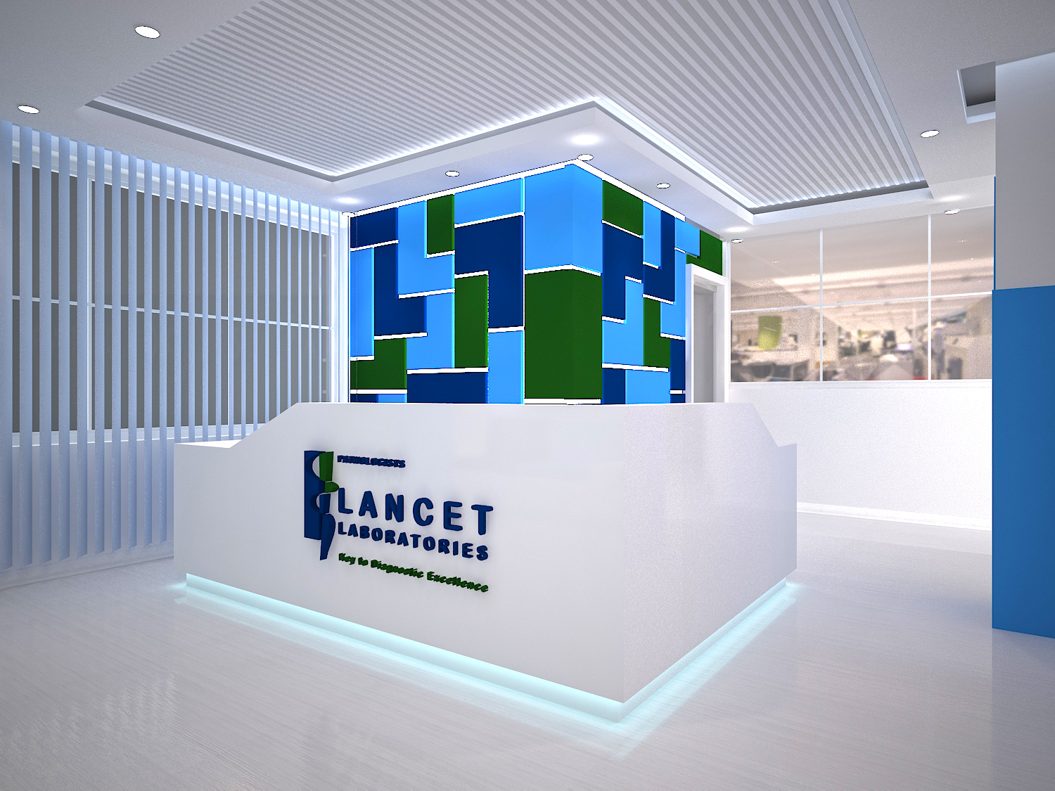 INTERIOR DESIGN UGANDA Lancet Laboratories Reception Interior Design By Batte Ronald