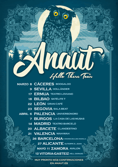 Primeros conciertos gira presentación nuevo disco Anaut