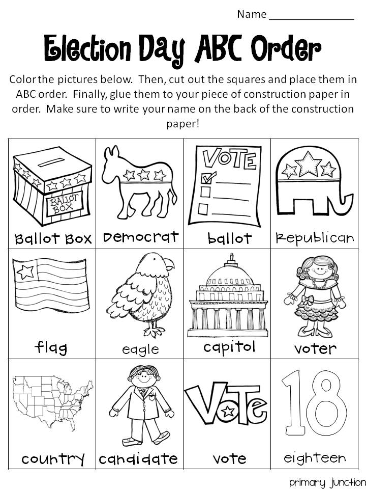 Election Day Freebie | Primary Junction