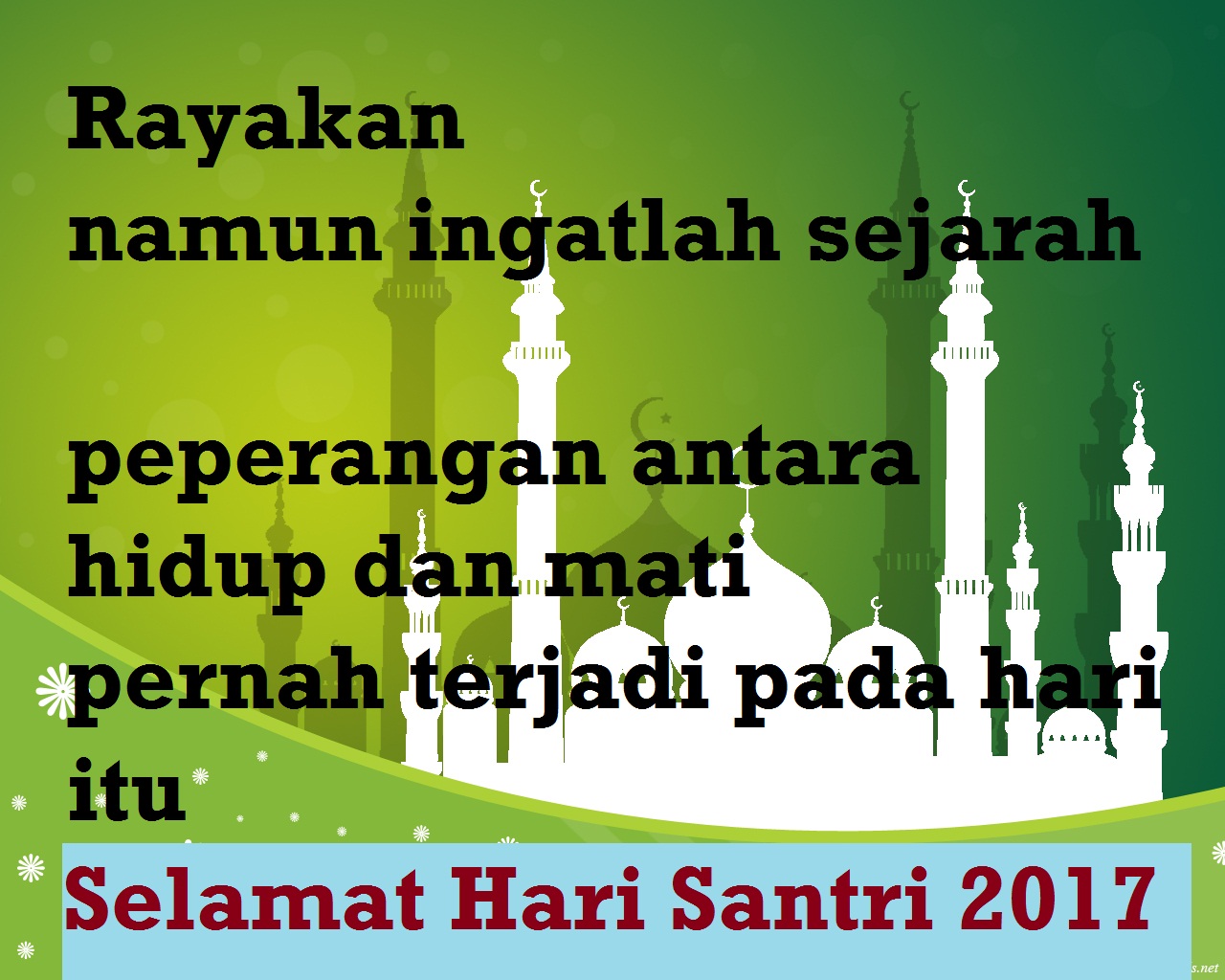 Kata Kata Hari Santri 2019