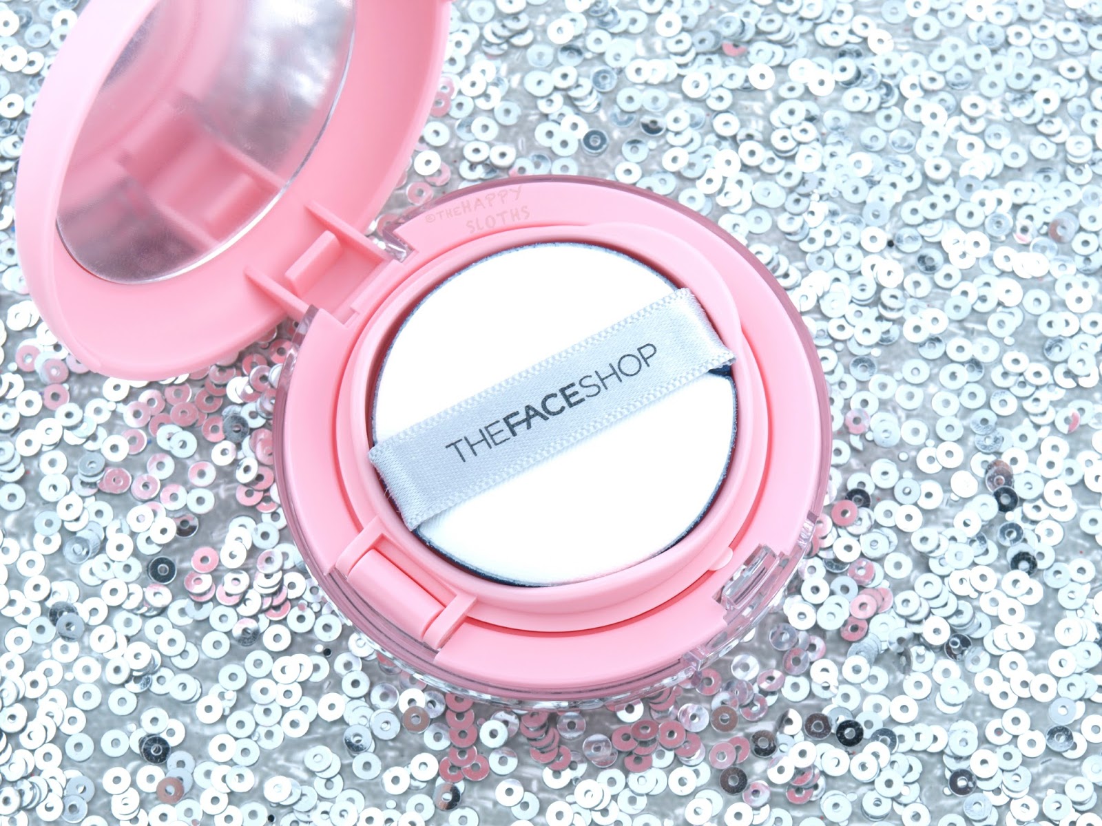 THEFACESHOP Hydro Cushion Blush in "01 Pink": Review and Swatches
