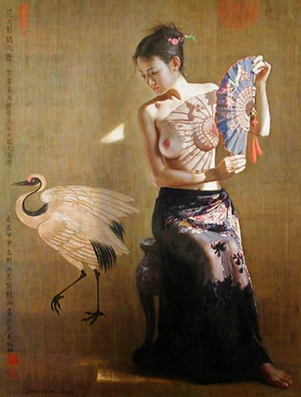mujeres-pintadas-al-oleo cuadros-de-chicas-pintados-al-oleo