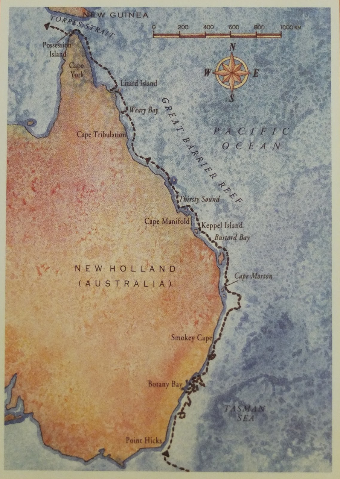 A Strong Belief in Wicker Who Explored Australia? James Cook