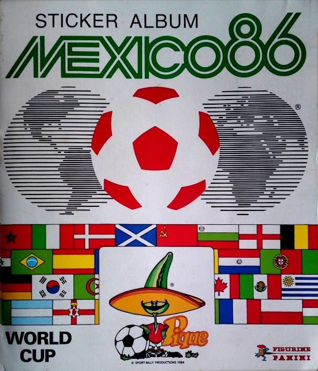Panini # 313 Victor Diogo Uruguay Mexico 86 World Cup 