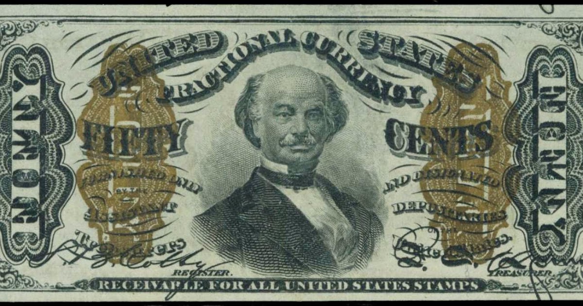 Fractional currency 50 Cents Spinner 1863 Third Issue|World Banknotes