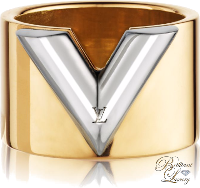 Brilliant Luxury ♦ Louis Vuitton Gold Essential V Ring Brilliant Luxury ♦ Louis Vuitton Gold Essential V Ring