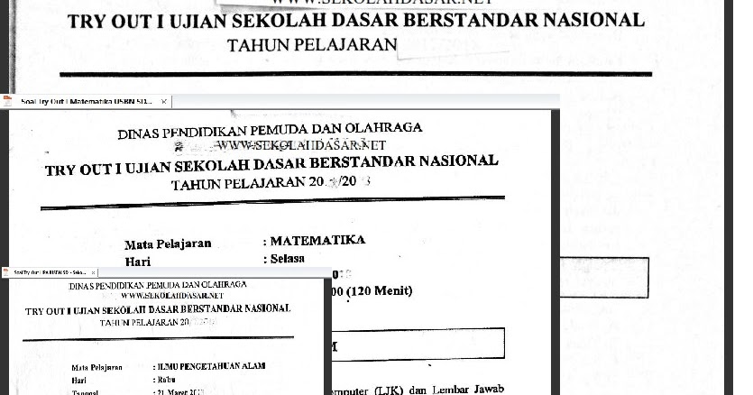 Download Soal Try Out Sd 2019 Erlangga
