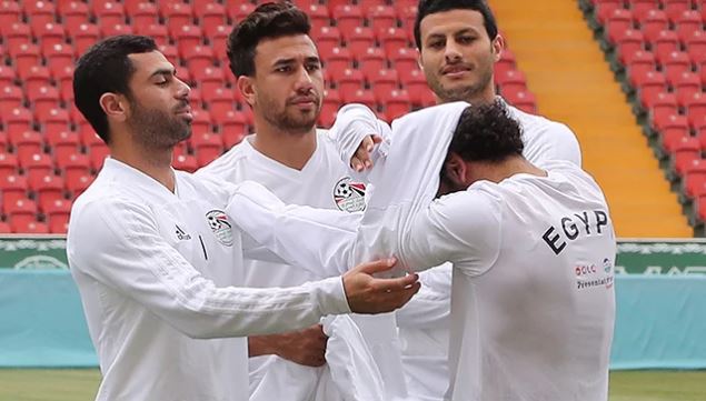 صورة لصلاح في التدريب تثير خوف المصريين