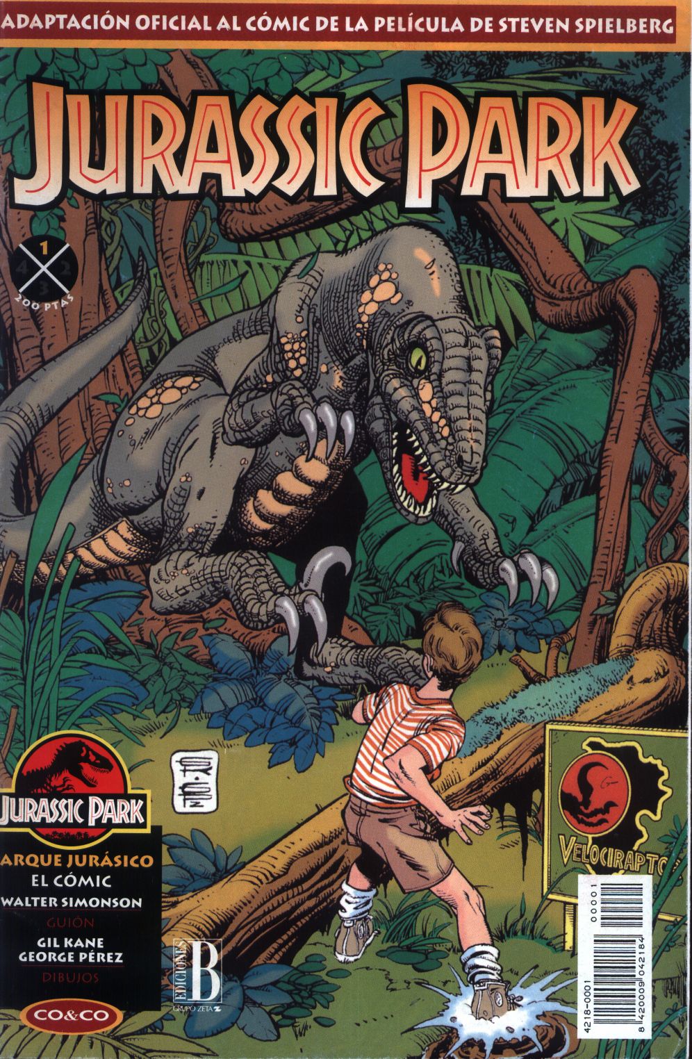 Los comics de Machete: Jurassic Park (1) Parque Jurásico