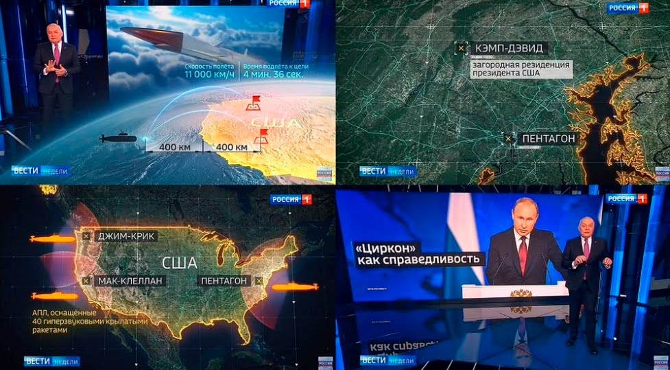 Russia annuncia obiettivi USA in caso di Attacco Nucleare.