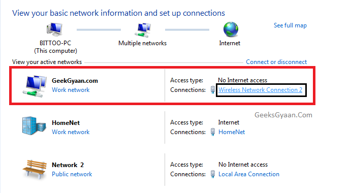 Cannot Enable Sharing