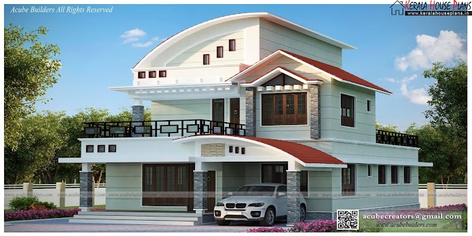Modern Beautiful Kerala Home Design
