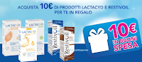 Lactacyd e Restivoil ti regalano buoni spesa da 10€ Logo Lactacyd e Restivoil ti regalano buoni spesa da 10€