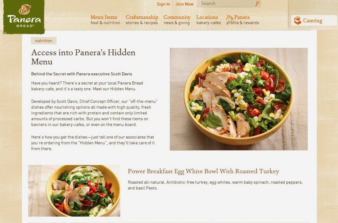 panera menu breakfast hours