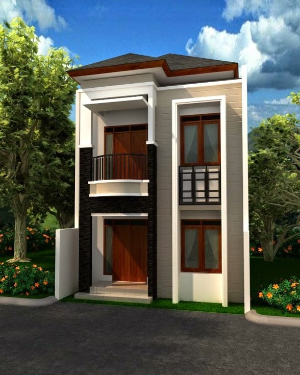 Desain Rumah Minimalis 2 Lantai 6x12