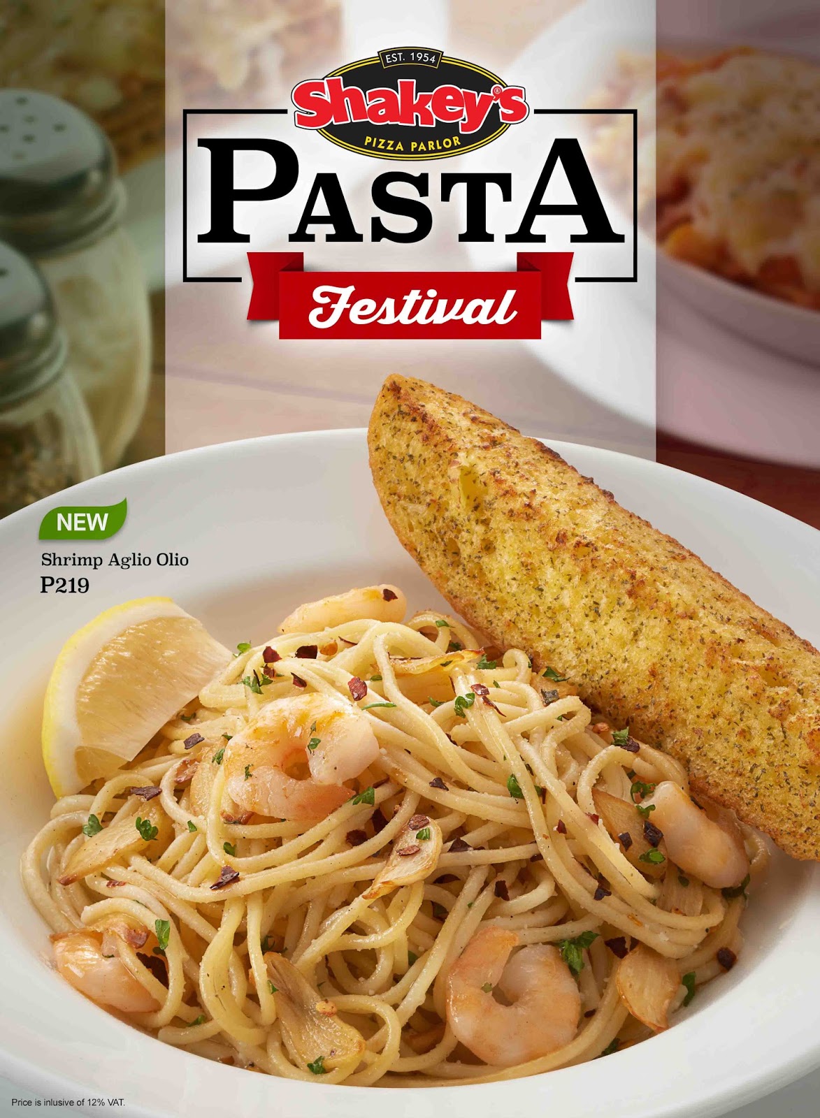 Shakey's Pasta Festival and Mozzarella Cheese Sticks!