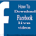 How do I download my Facebook Live video