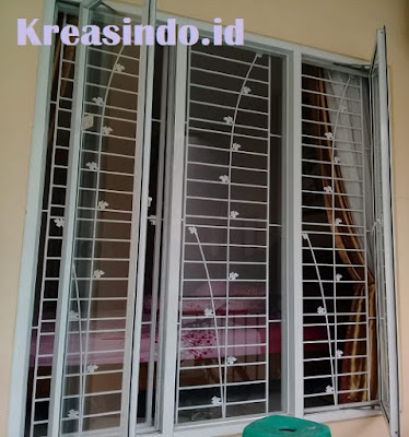 Teralis Besi pemasangan di Rumah Bpk Ravael di Tanjung Duren Jakarta Barat