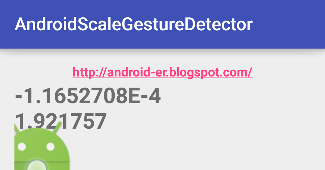 Androider Implement pinchtozoom with ScaleGestureDetector
