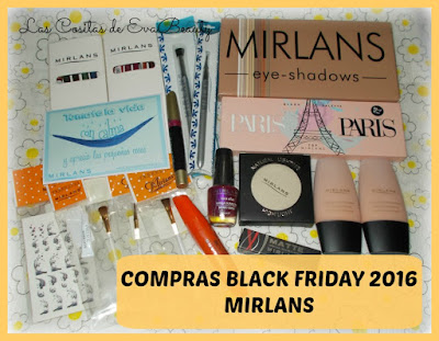 Compras Black Friday 2016- MIRLANS