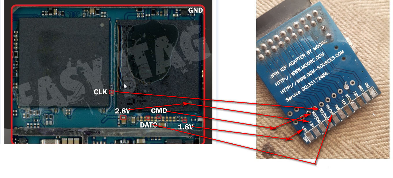 Samsung SMG532G ISP Pinout (Test Point) FirmwareOS, 53 OFF
