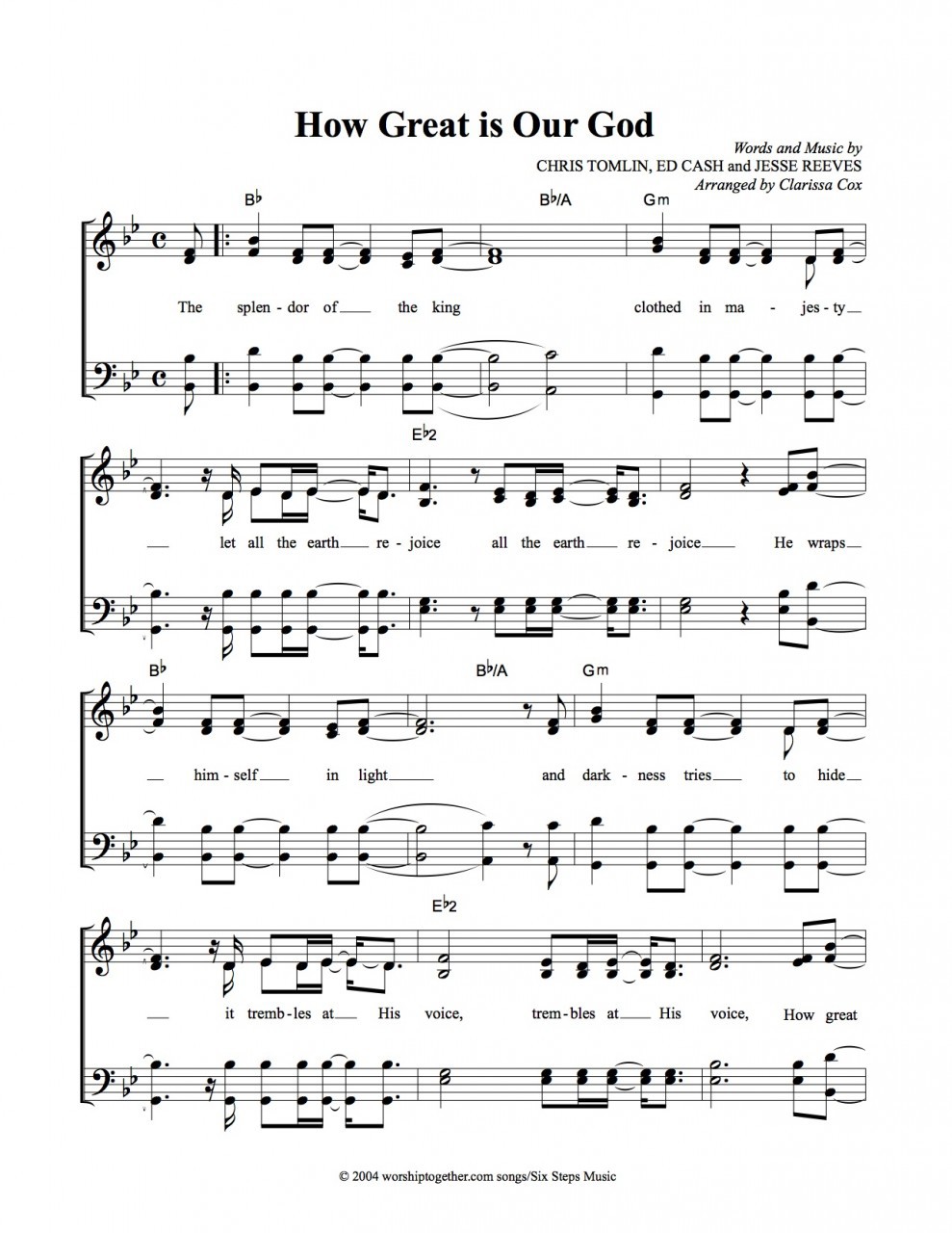 mexpatriate in the key of steve how great is my god how great is our god sheet music