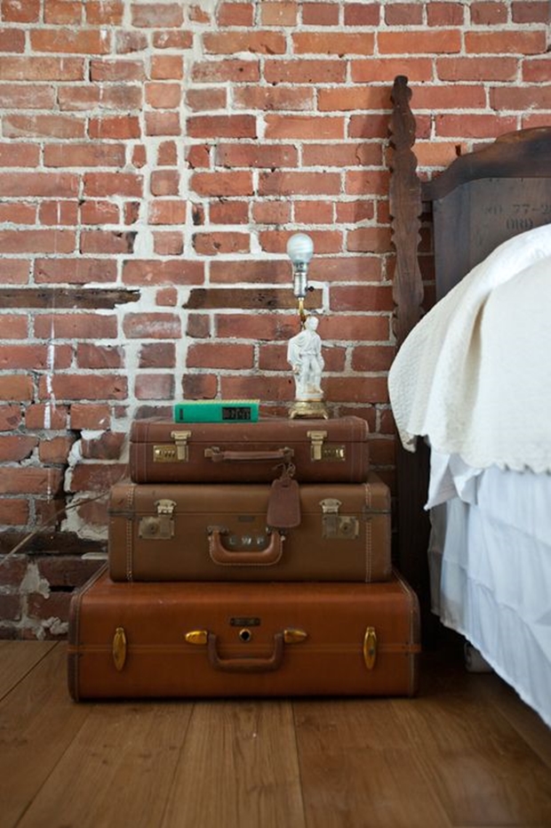 Malas e maletas antigas na decoração, decoração vintage e retrô