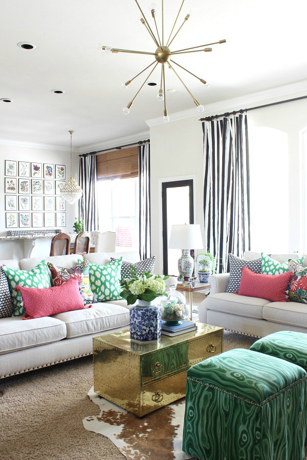 How To Make A Lined Curtain Panel Black And White Striped