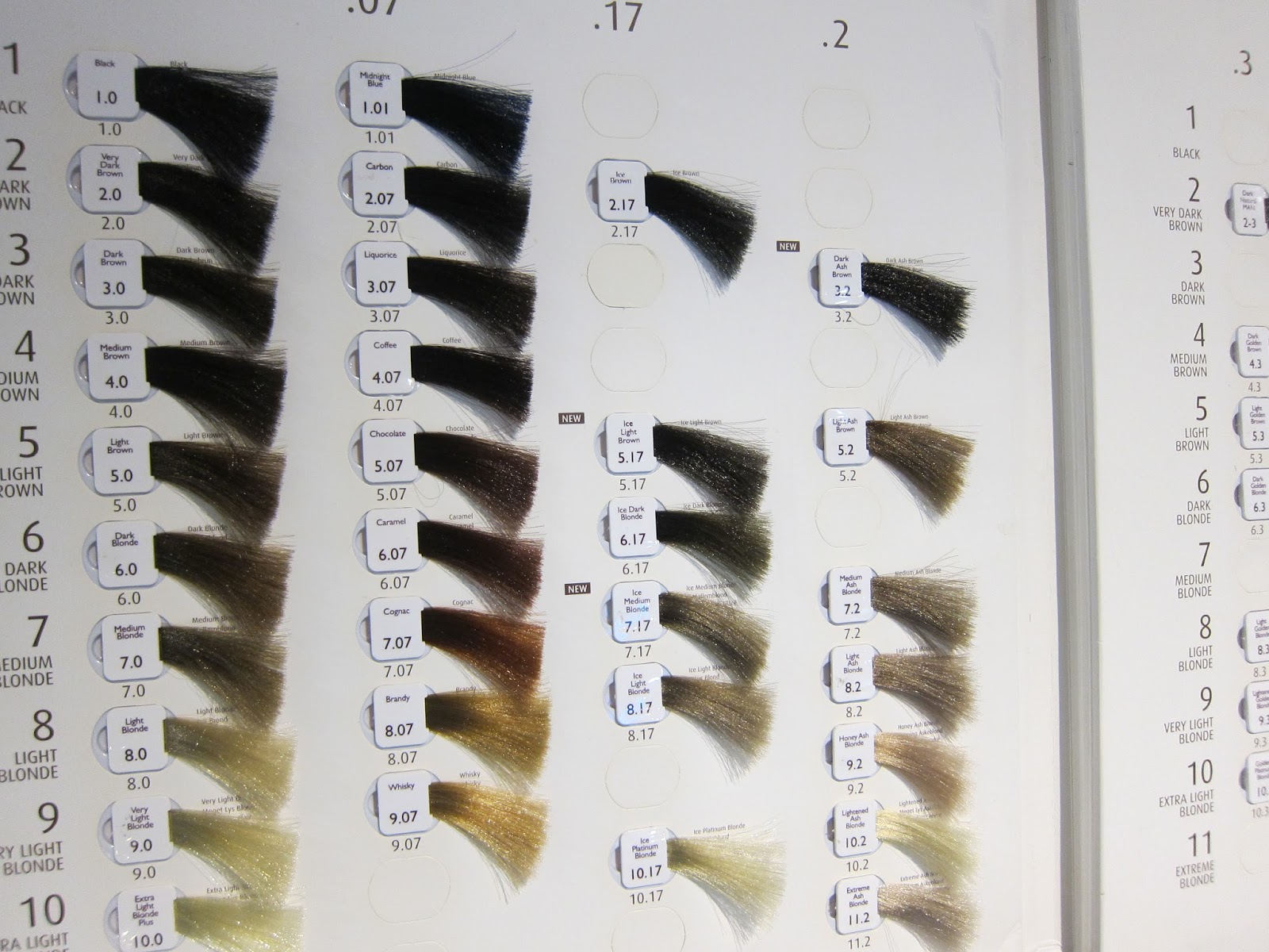 Natulique Hair Colour Chart