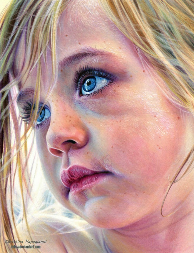 25 Beautiful HyperRealistic Color Pencil Drawings Christina