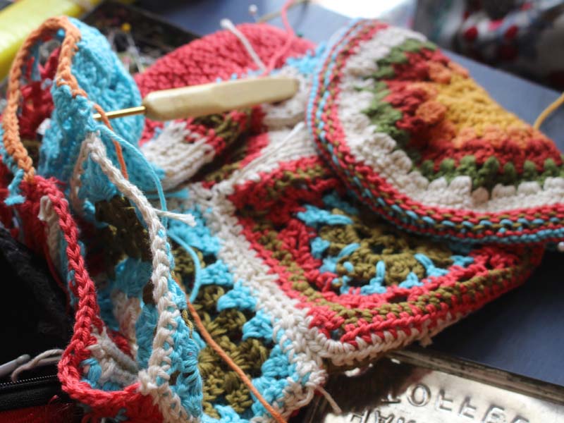 Knitting and crochet and retreats Knitting and crochet