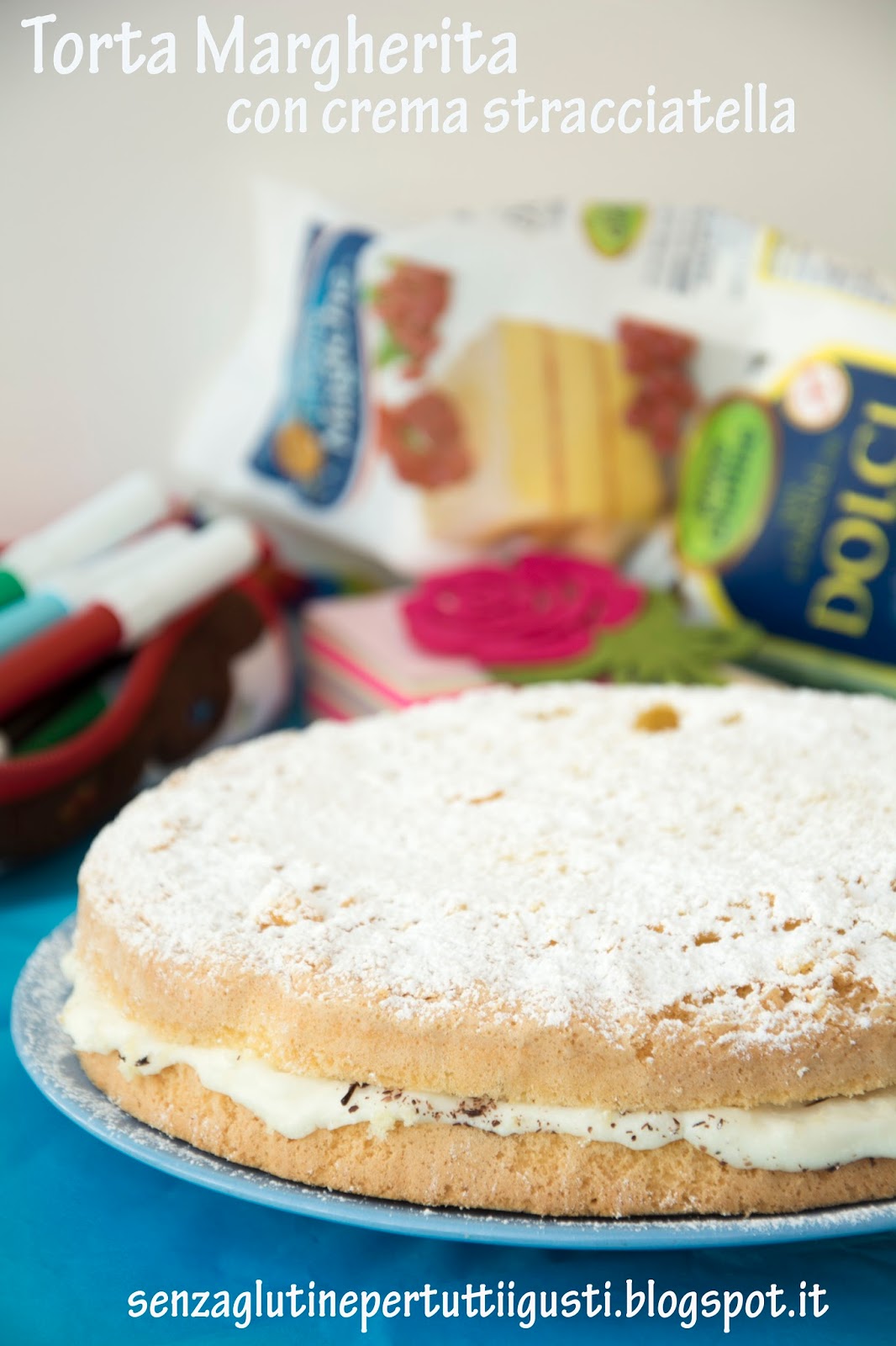 Senza glutine...per tutti i gusti! Torta Margherita con crema stracciatella