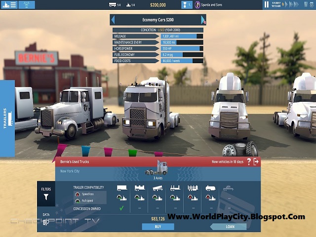 TransRoad USA PC Game Highly Compressed Free Download