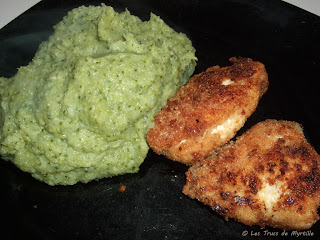 Nuggets de poulet et purée verte (voir la recette)
