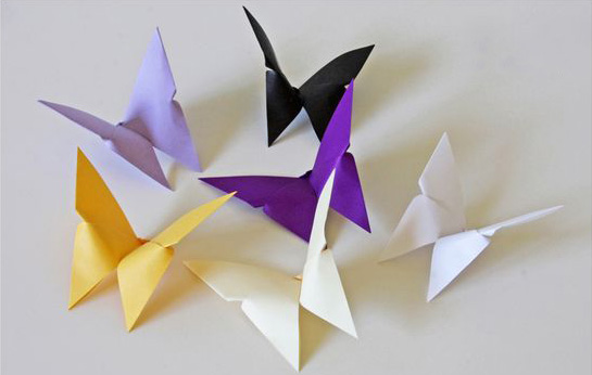 Cara Membuat Kupu  kupu  dengan Teknik Origami  Inspirasi 