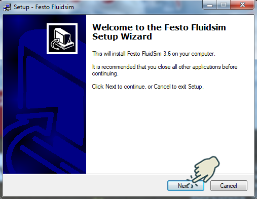 Gambar 4 : Install Festo FluidSIM 