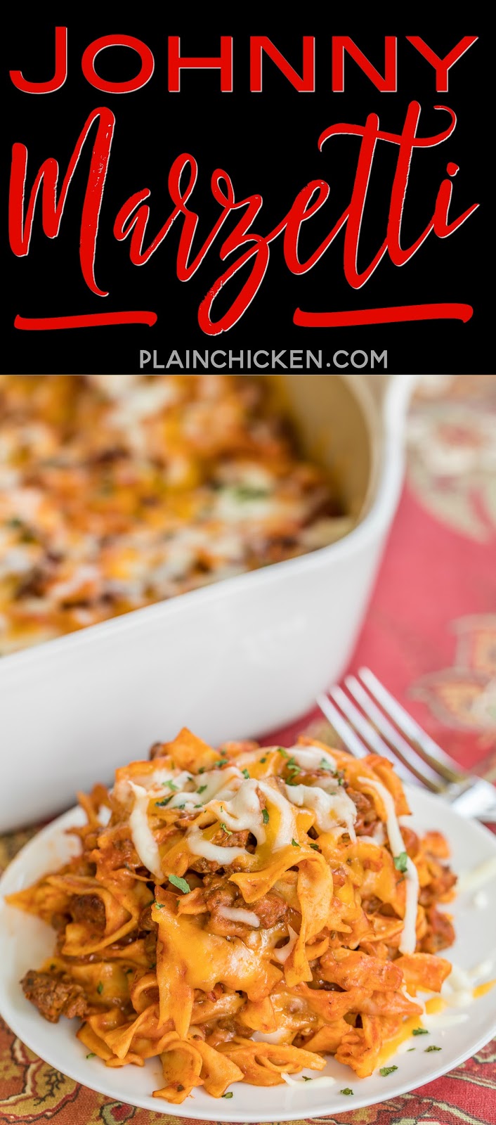 Johnny Marzetti Casserole Plain Chicken®