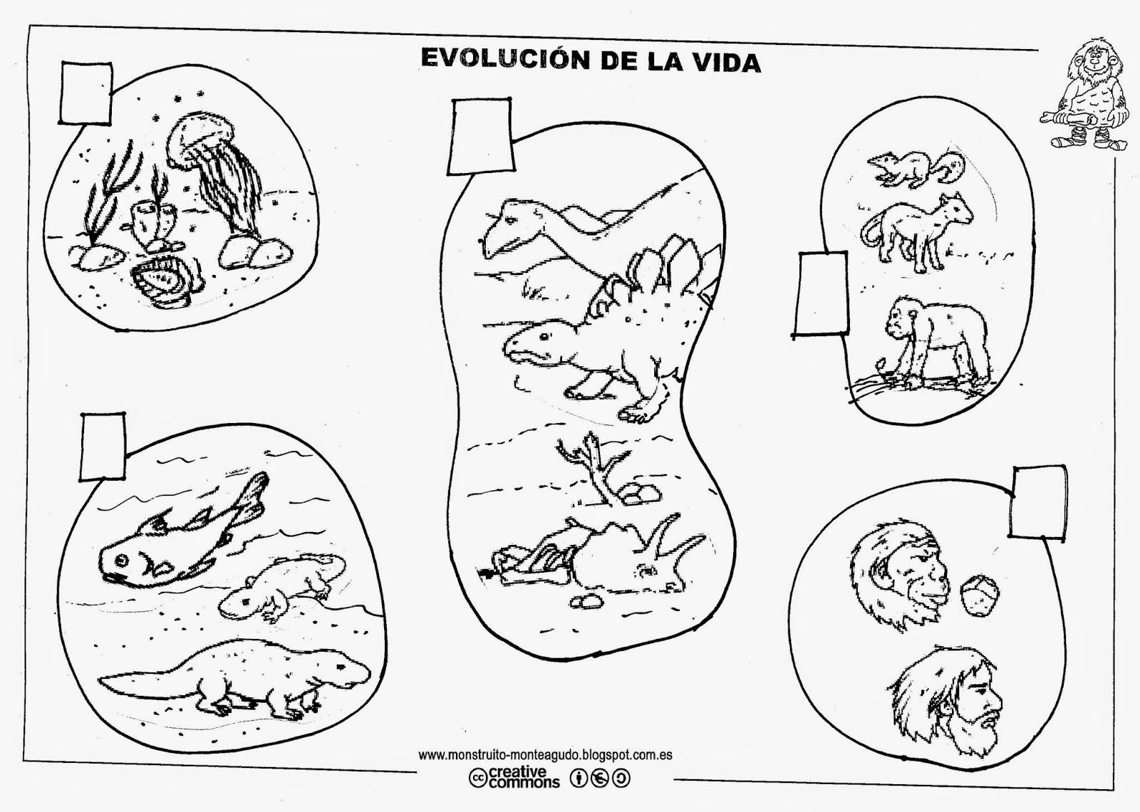 Fichas De La Prehistoria El Monstruito en Monteagudo: La Prehistoria (I). Portada y Evolución.