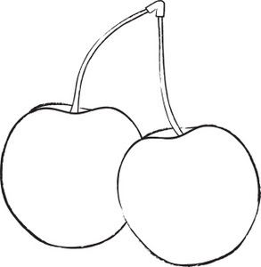 Cherry Pluras / Cherries Coloring Pages Ideas | Learn To Coloring