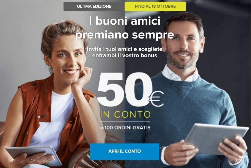 Fineco 50 € o 100 ordini