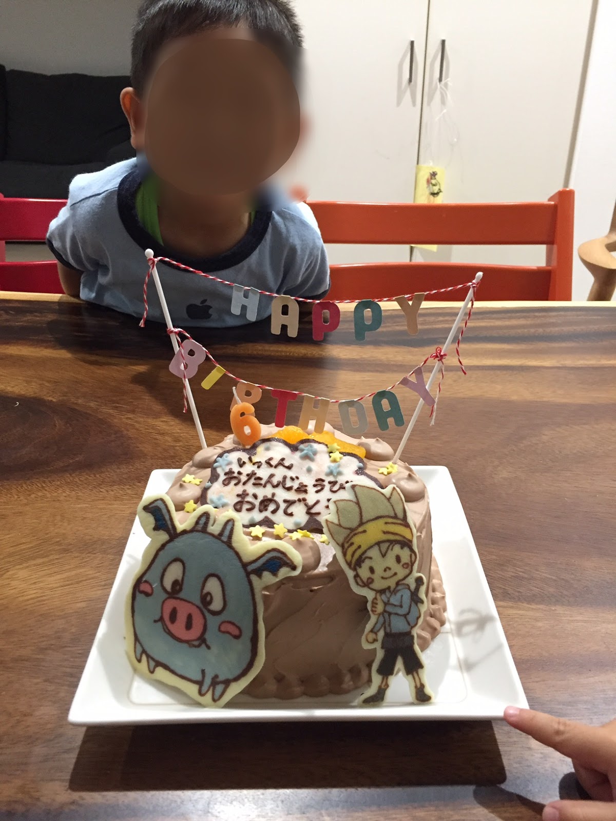 子供の誕生日は手作りキャラデコケーキでお祝い キャラチョコプレートは簡単なのに完成度高