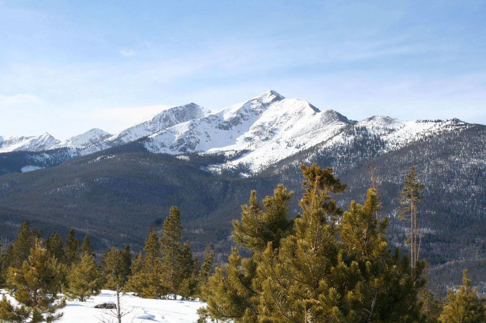 The Hiker Snowshoeing Frisco