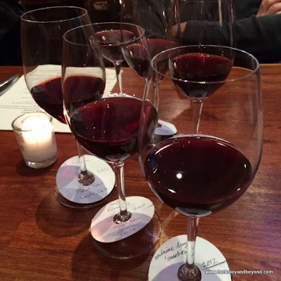 Chilean pinot noirs wine flight at The Barrel Room in San Francisco