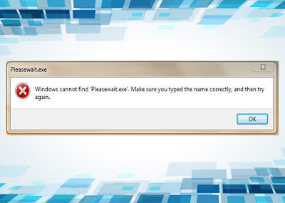 windows cannot find please wait.exe مشكلة windows cannot find please wait.exe