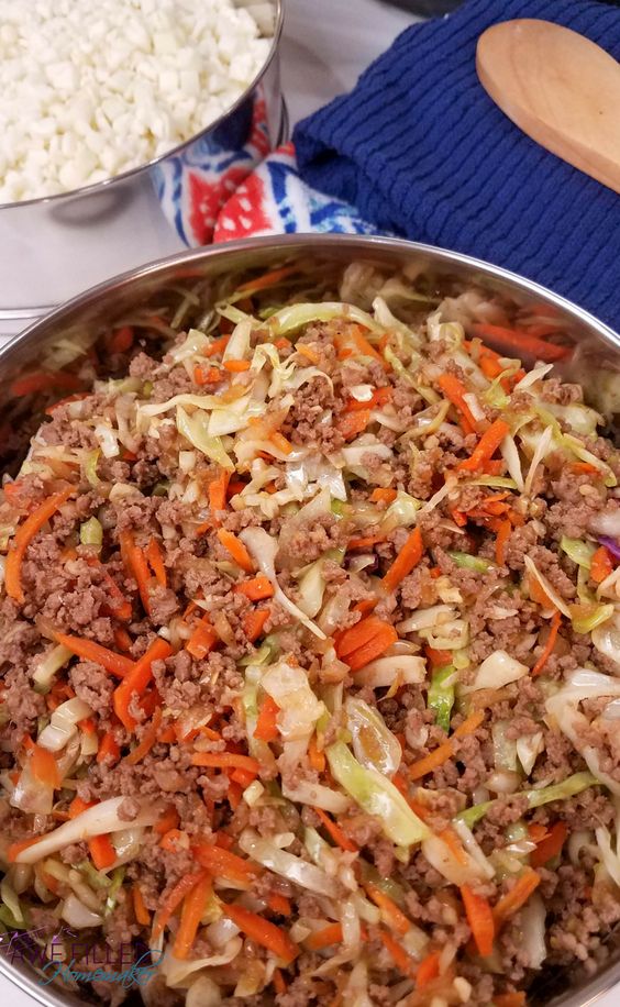 Instant Pot Egg Roll In a Bowl (Low Carb!) Recipes Instant Pot
